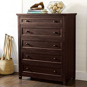 Beadboard Chest of Drawers, 5-Drawer (36w x 19d")