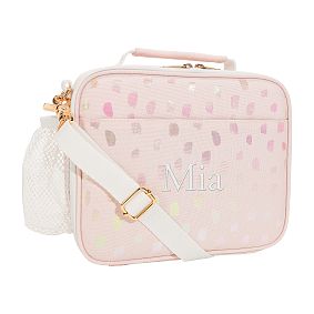 Gear-Up Iridescent Blush Brushstroke Lunch Box