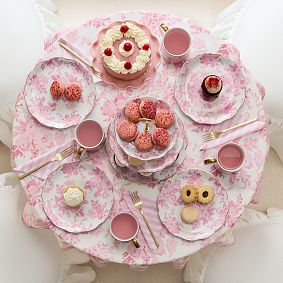 LoveShackFancy Porcelain Scalloped Salad Plates - Set of 4