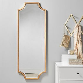 Scallop Leaf Double Length Mirror