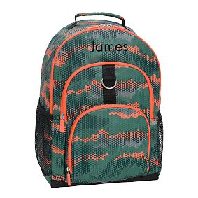 Gear-Up Reflective Hexagon Camo Backpack, Large