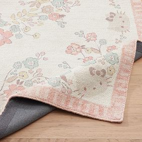 Hello Kitty® Floral Rug