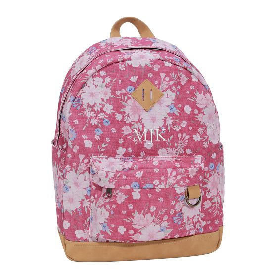 Northfield White Full Bloom Recycled Backpacks | Pottery  display picture 1