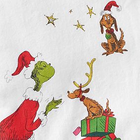 Dr. Seuss's The Grinch™ &amp; Max™ Organic Flannel Pajama Set