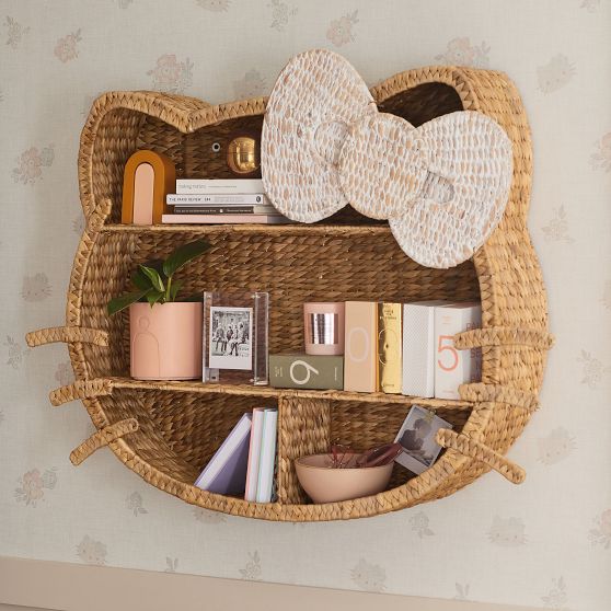 Hello Kitty® Woven Bookcase 42