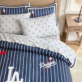 <em>MLB</em>™<em>Los Angeles Dodgers</em>™ Stripe Organic Sheet Set