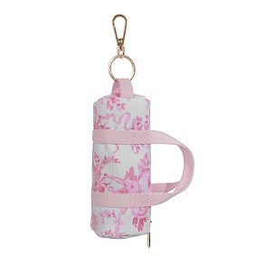LoveShackFancy Pink Damask Mini Duffle Bag Charm