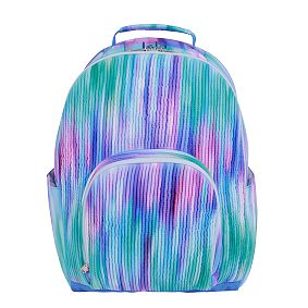 Gear-Up Blur Brush Large Backpack and Lunch Box Bundle, Blue/Purple, Set of 2