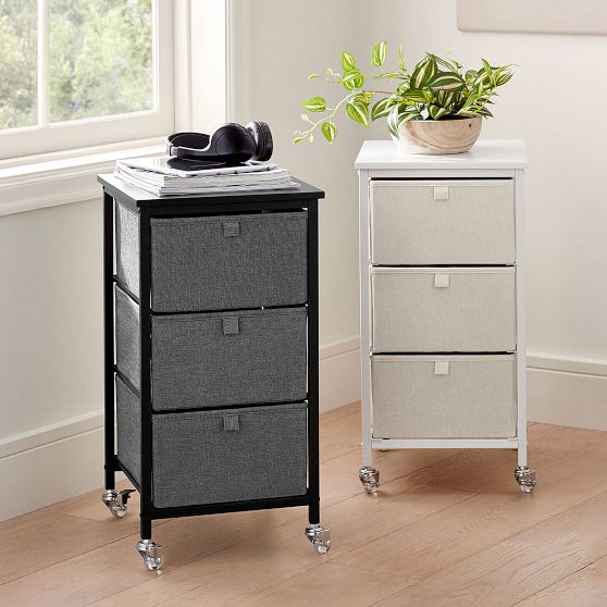 Rolling 3-Drawer Cart