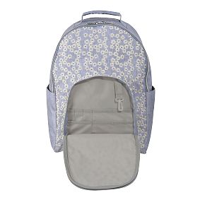 Gear-Up Chambray Eyelet Embroidered Backpack, Large