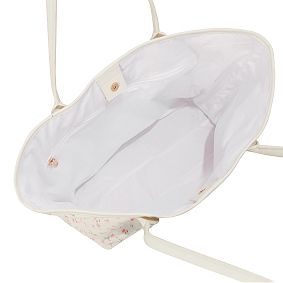 LoveShackFancy Pink Ditsy Tote Bag