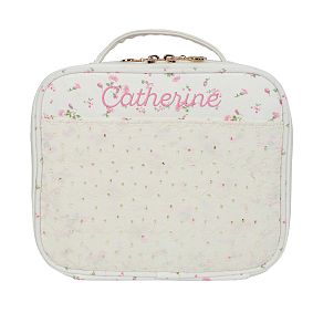 Northfield LoveShackFancy Pink Crochet Ditsy Cold Pack Lunch