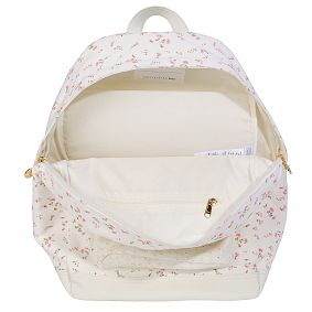 Northfield LoveShackFancy Pink Ditsy Crochet Backpack