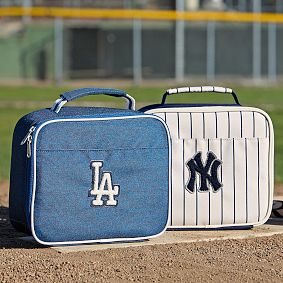 Gear-Up MLB Los Angeles Dodgers Large Backpack and Lunch Box  Bundle, Set of 2