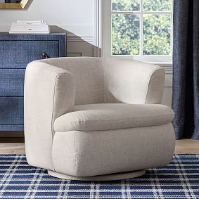 AERIN Oversized Swivel Lounge Chair