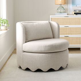 Millie Wavy Swivel Lounge Chair