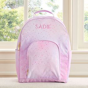 Gear-Up Watercolour Iridescent Confetti Large Backpack and Lunch Box Bundle, Set of 2