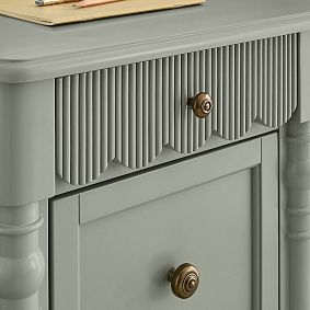 Chris Loves Julia Scallop Storage Desk (65")