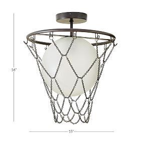 Basketball Flush Mount (15")