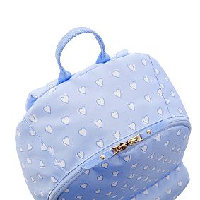Colby Roller Rabbit Blue Hearts Backpack &amp; Cold Pack Lunch Box Bundle