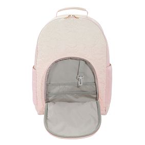 Gear-Up Bow Quilted Ombre Backpack &amp; Water Bottle Bundle
