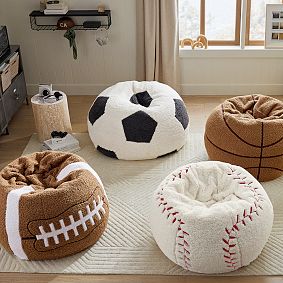 Large Basketball Bean Bag Chair Slipcover Only