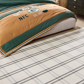 Plaid Woven Rug