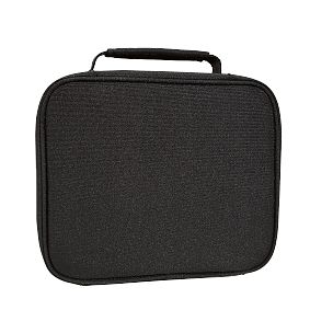 Gear-Up Reflective Grid Black Cold Pack Lunch Box