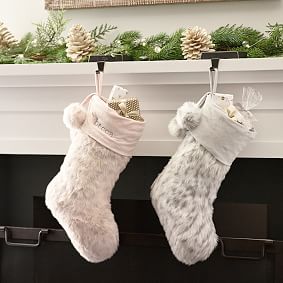 Leopard Faux-Fur Stockings