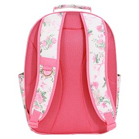 LoveShackFancy Pink Floral Ribbon Backpack and Cold Pack Lunch Box Bundle, Set of 3