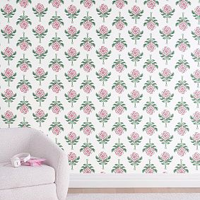Roller Rabbit Rosebud Wallpaper