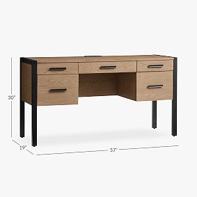 Kearny Smart Storage Desk (57"x19")