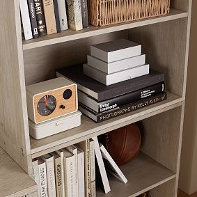 Stack Me Up Writing Desk &amp; Bookcase with Cubbies Set (100")