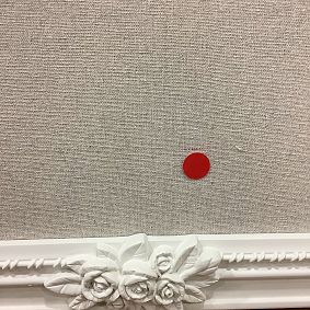 Open Box: No Nails Framed LoveShackFancy Bouquet Pinboard - White