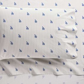 <em>MLB</em>™<em>Los Angeles Dodgers</em>™ Stripe Organic Sheet Set