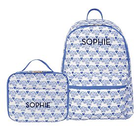 Colby Roller Rabbit Hathi Heart Backpack and Lunch Box Bundle, Set of 2