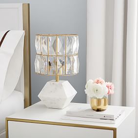 Monique Lhuillier Marble Gem Table Lamp (15")