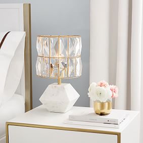 Monique Lhuillier Marble Gem Table Lamp (15")
