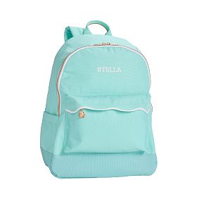 Stoney Clover Lane Scallop Backpack, Aqua, Large