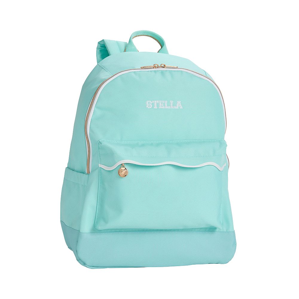 Stoney Clover Lane Scallop Backpack, Aqua, Large | Pottery  display picture 1