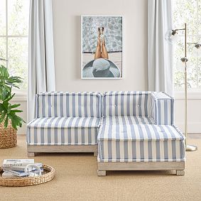 Cushy Lounge Sectional Set (64")