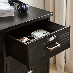Locker Double Pedestal Smart Storage Desk (64")