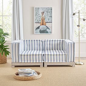 Cushy Lounge Loveseat Set (64")