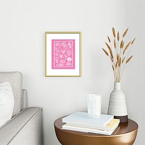 Pink Seashells Art