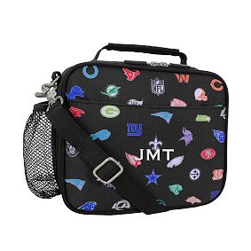 Gear-Up NFL Rolling Backpack &amp; Cold Pack Lunch Box Bundle