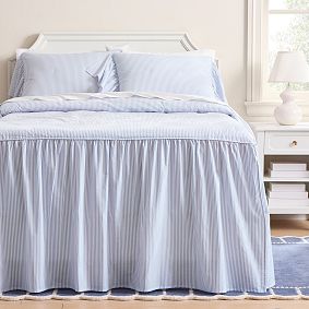 Ruffle Stripe Bed Spread