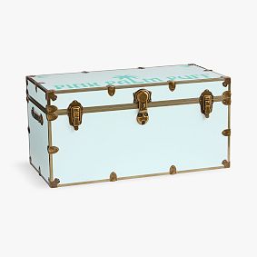 Pink Palm Puff XXL Dorm Trunk (36")