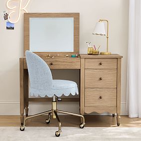 Camille Smart Flip-Top Vanity Desk (44")