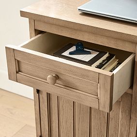 Beadboard Space-Saving Desk (44")