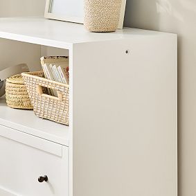 Stack Me Up Writing Desk &amp; Bookcase with Cubbies and Drawers Set (100")